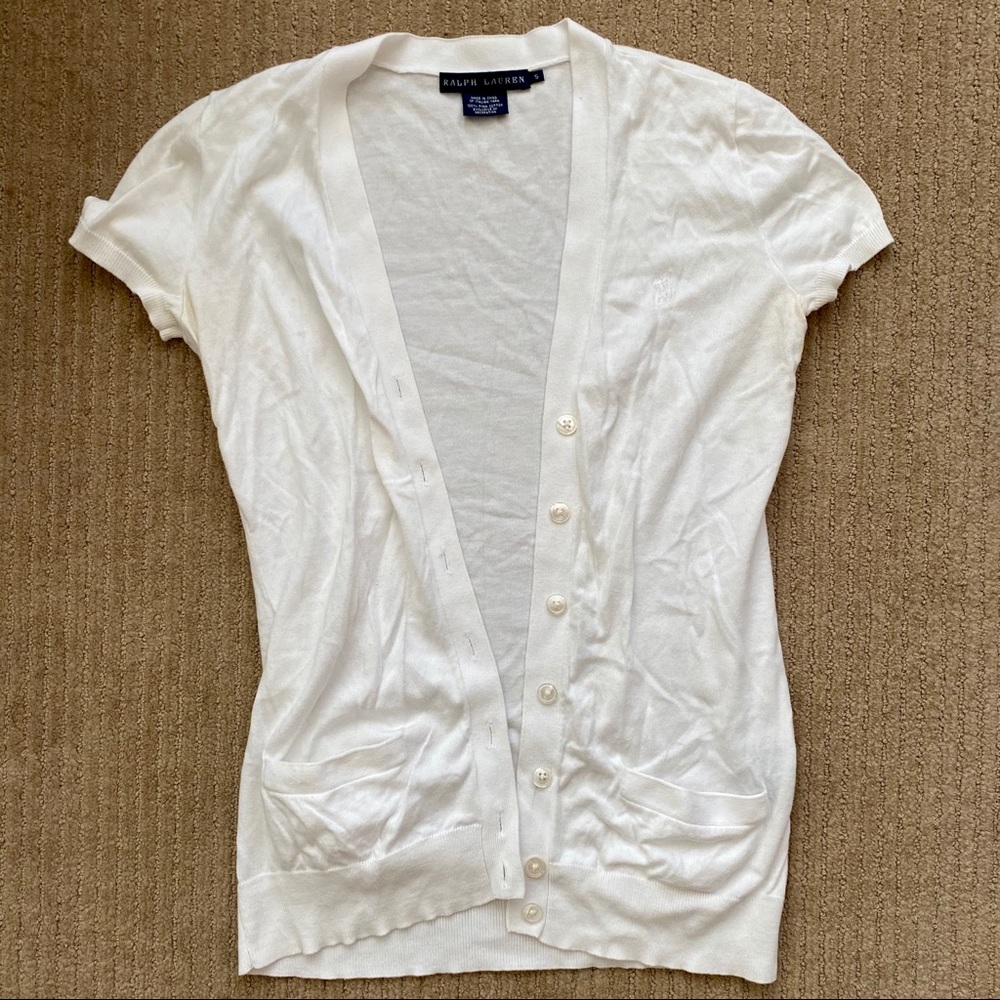 Ralph Lauren Short Sleeved Cardigan